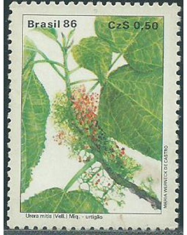 C1523  FLORA BRASILEIRA - URTIGÃO 1986  NOVO 3754
